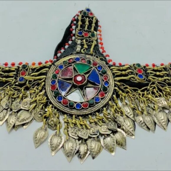Afghan Kuchi Head Wear, Handcrafted Headpiece, Tribal Hair Jewelry main image 5